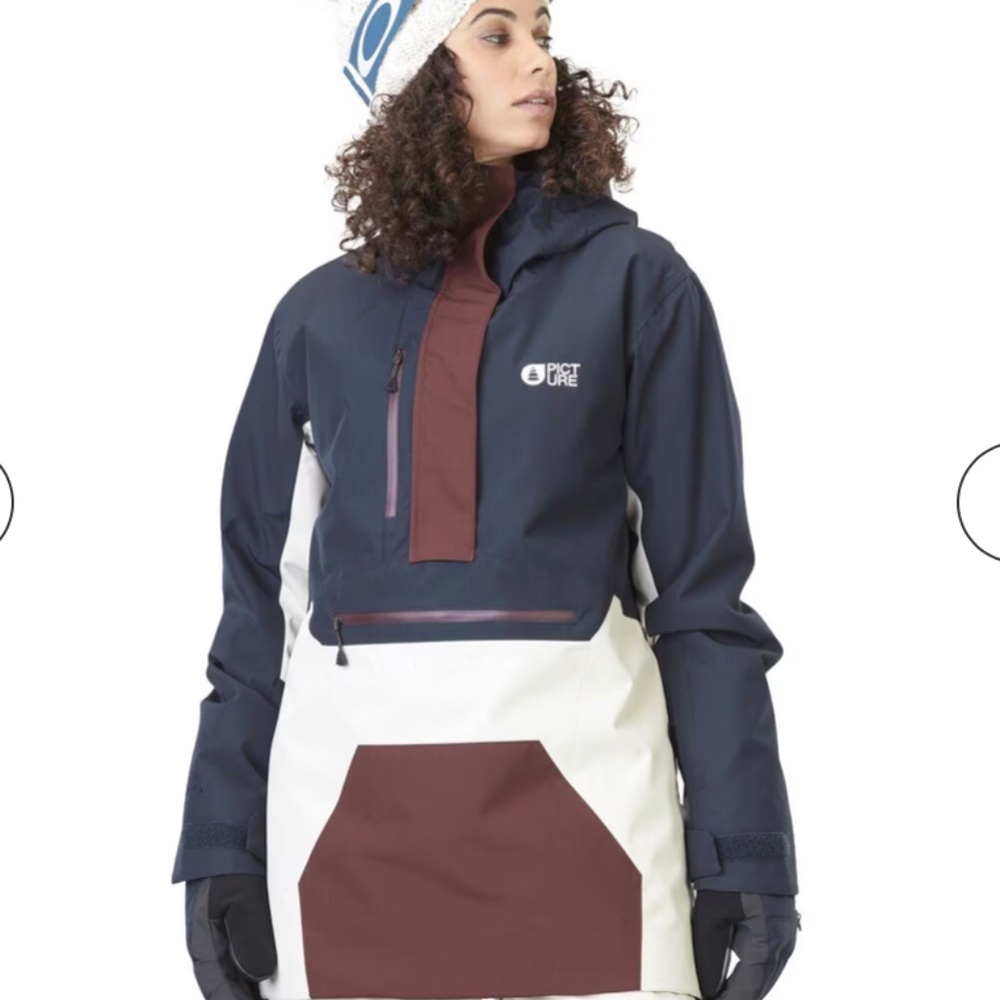 Picture Organic Women's Navy and White Ski Jacket